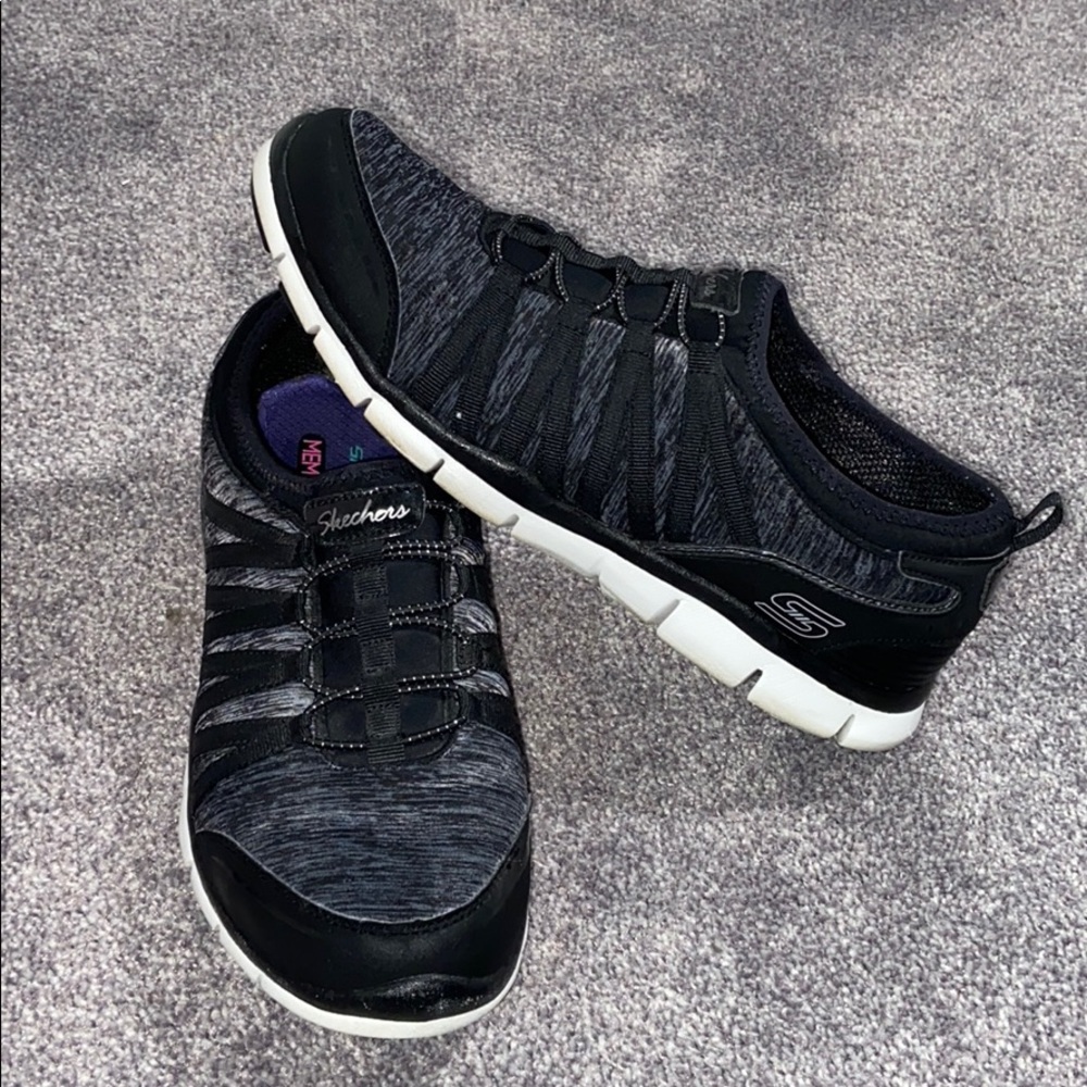 SKECHERS Women’s Sneakers, Dark Gray